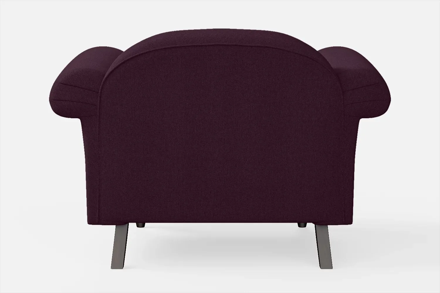 Barberton Armchair Purple Linen Fabric