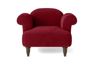 Barberton Armchair Red Velvet