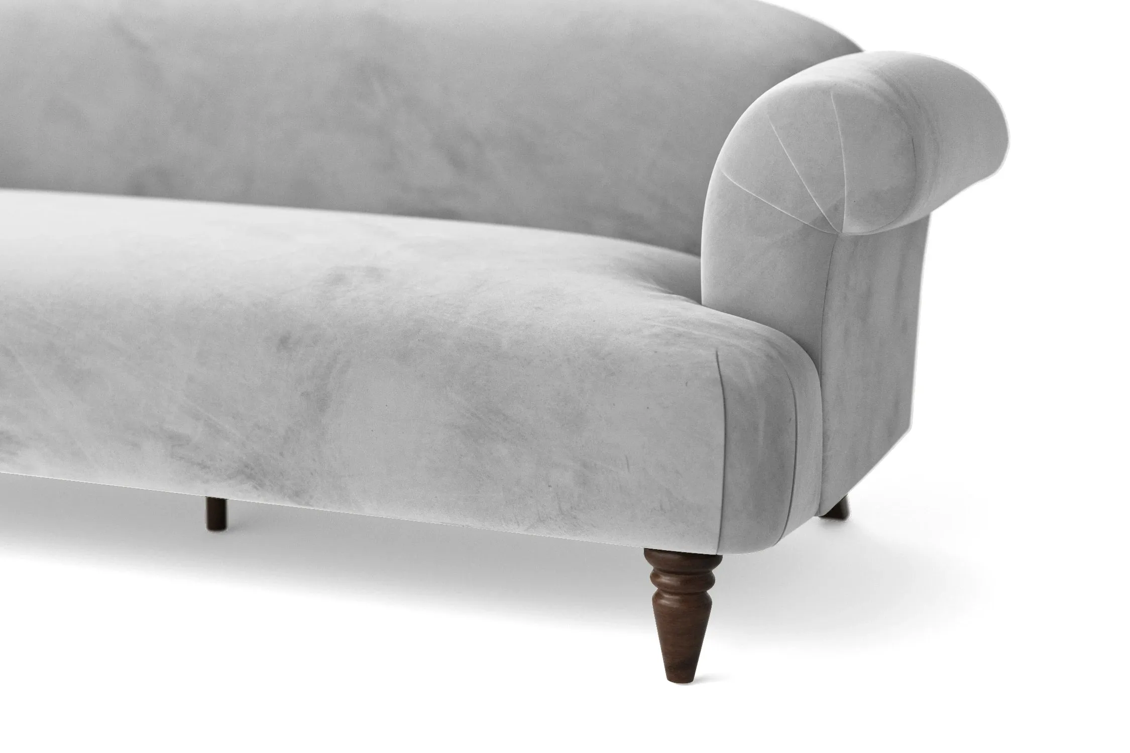 Barberton Armchair White Velvet