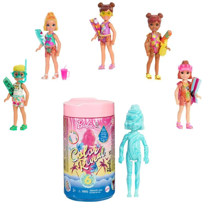 Barbie Colour Reveal Doll Chelsea Sand & Sun Series