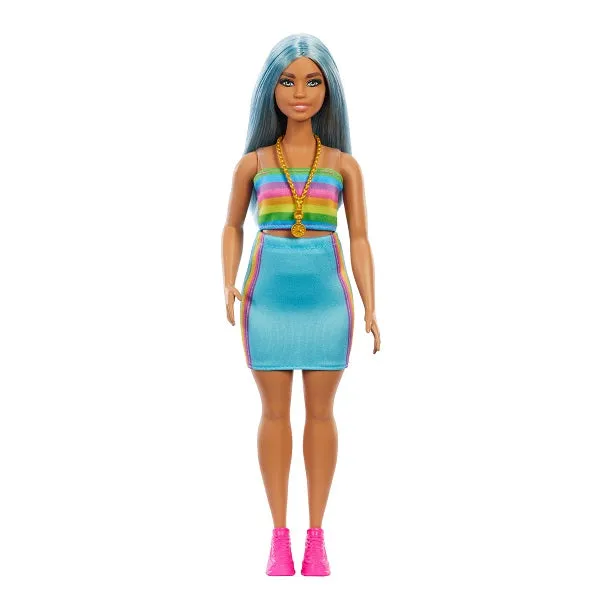 Barbie Fashionistas 65th Anniversary Doll #218 With Blue Hair