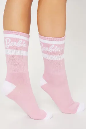 Barbie Living The Dream Socks  - Pink