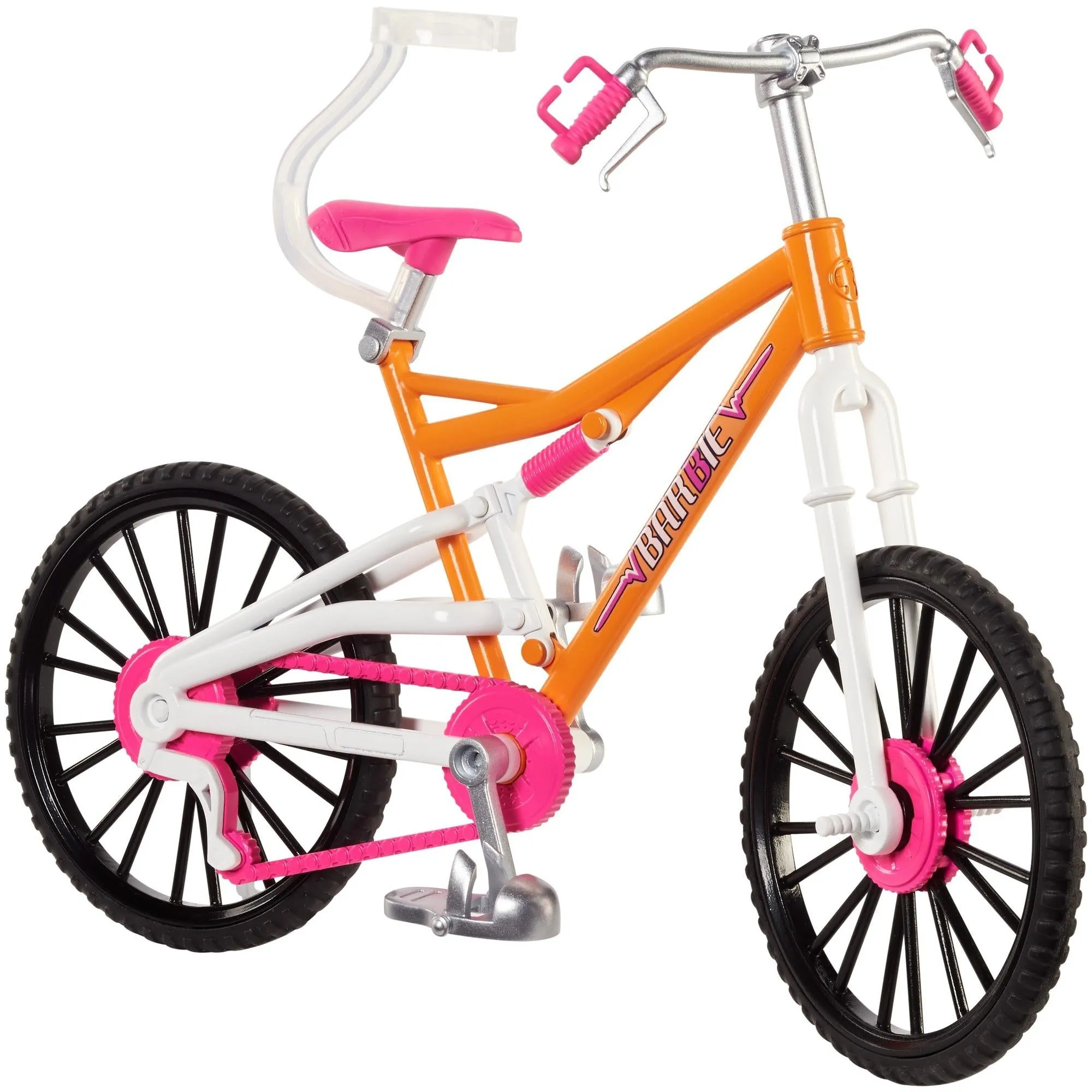 Barbie Mountain Bike with Doll Helmet, Sunglasses & Water Bottle