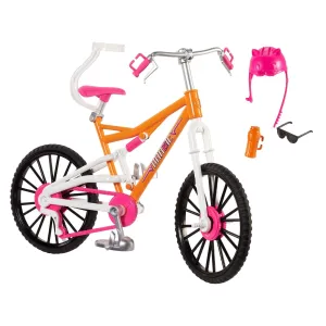 Barbie Mountain Bike with Doll Helmet, Sunglasses & Water Bottle