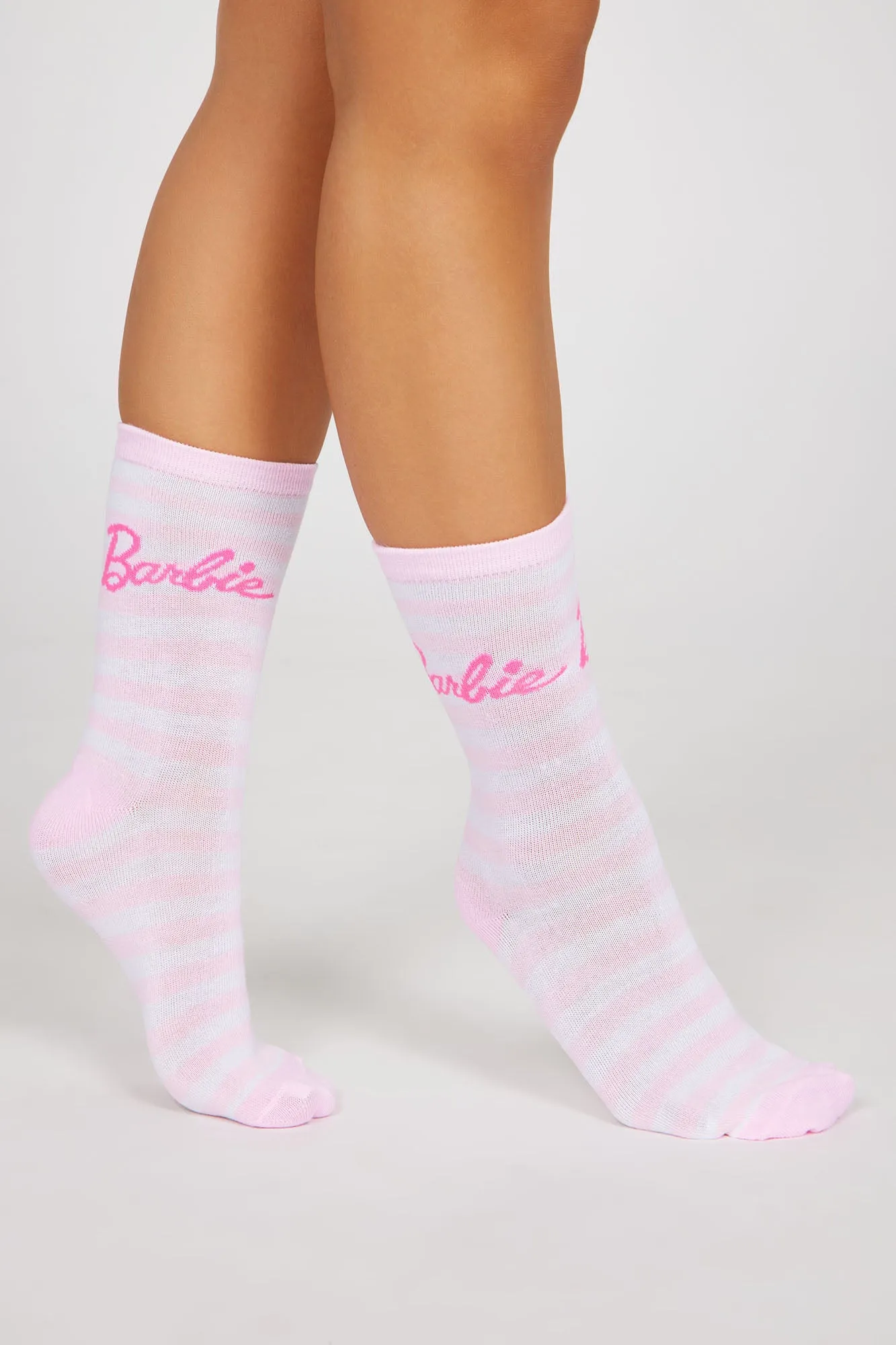 Barbie Slumber Party Socks - Pink/combo