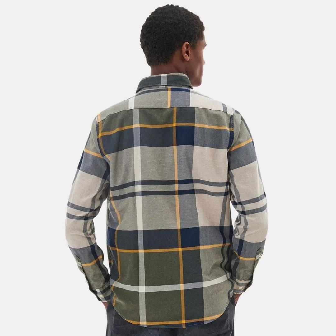 Barbour Dunoon Taillored Fit Shirt Forest Mist