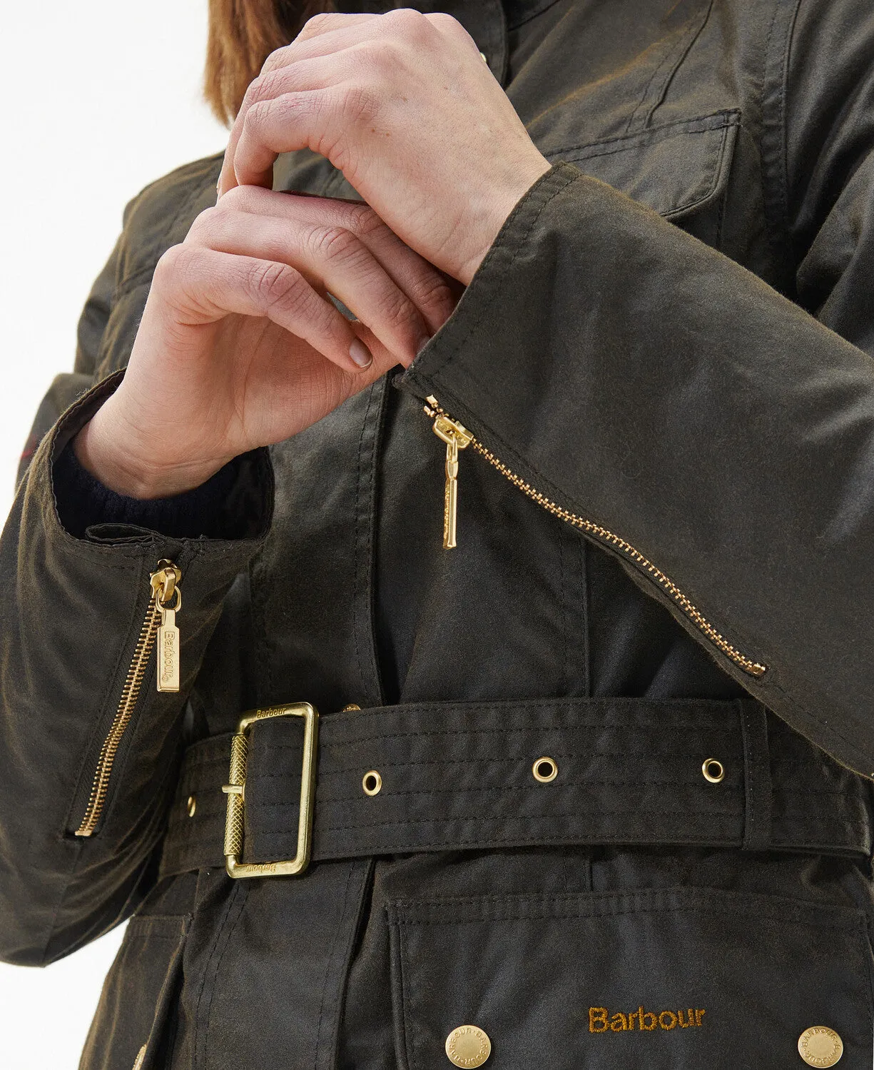 Barbour Winter Belted Utility Wax Jacket