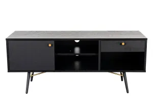 Barcelona Black & Copper 1.2m TV Unit by Vida Living