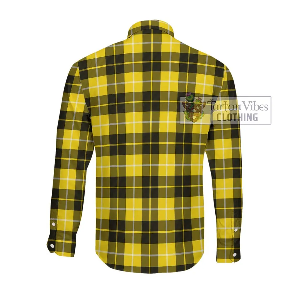 Barclay Dress Modern Tartan Long Sleeve Button Shirt with Family Crest DNA In Me Style