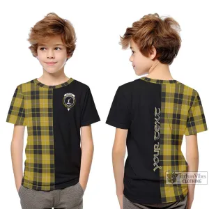 Barclay Dress Tartan Kid T-Shirt with Family Crest and Half Of Me Style