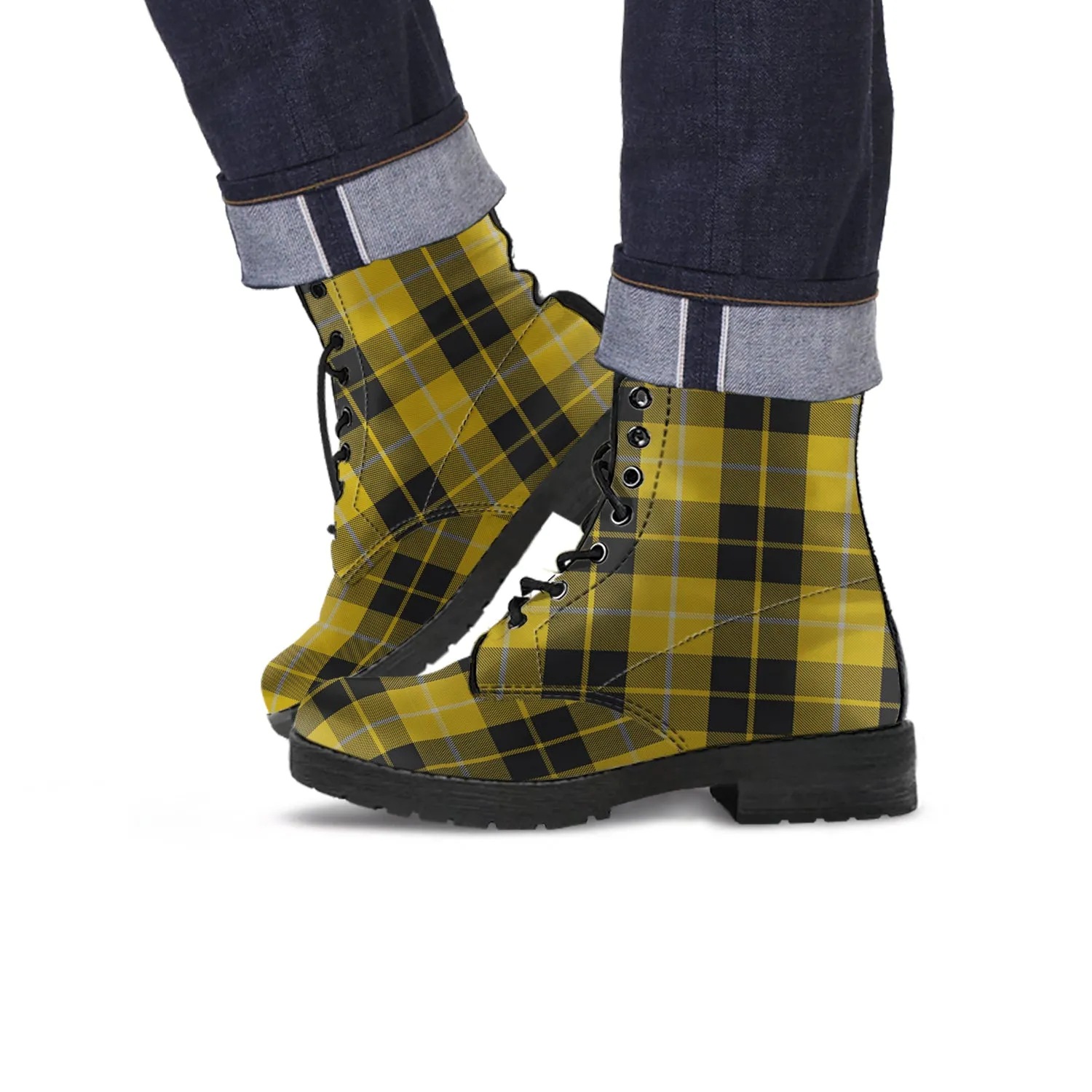 Barclay Dress Tartan Leather Boots