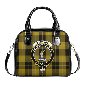 Barclay Dress Tartan Shoulder Handbags with Family Crest