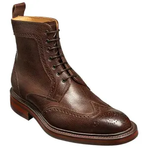 BARKER Calder Boots - Mens - Dark Brown Grain