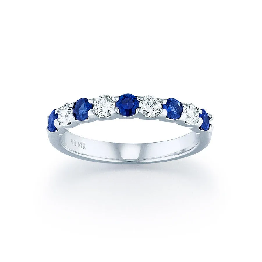 Barmakian Sapphire and Diamond Band