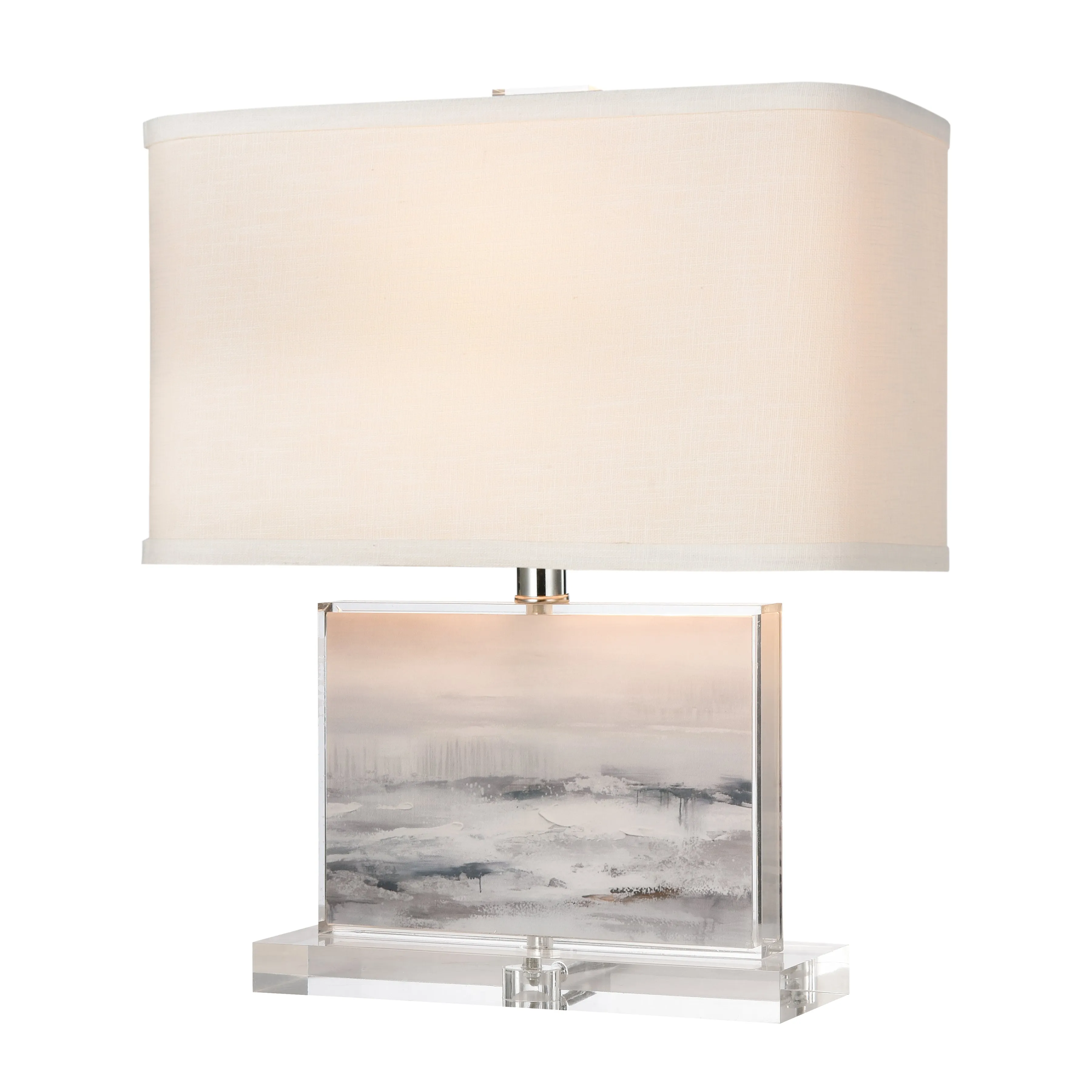 Barnes 18" Table Lamp in Gray