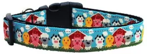 Barnyard Buddies Nylon Ribbon Collars Large