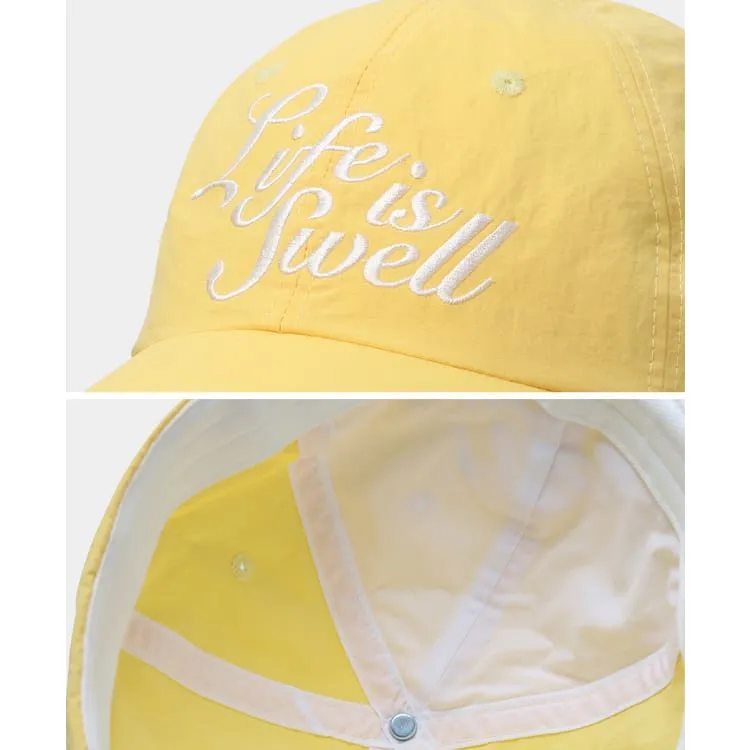 Barrel Surfer Nylon Ball Cap-YELLOW