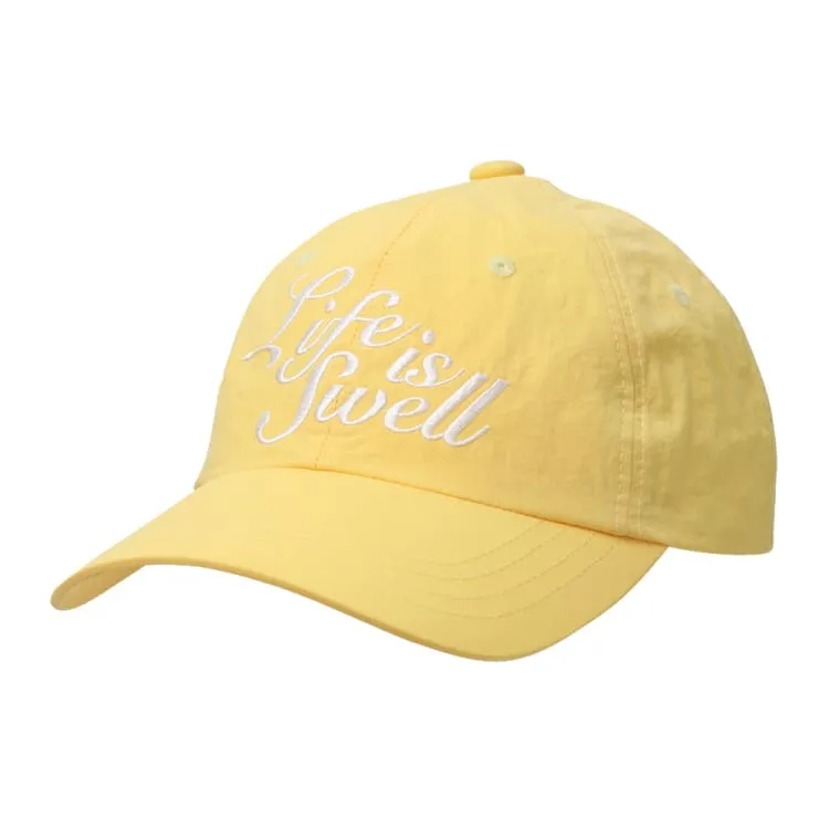 Barrel Surfer Nylon Ball Cap-YELLOW