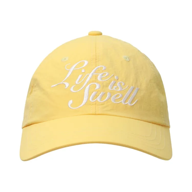 Barrel Surfer Nylon Ball Cap-YELLOW