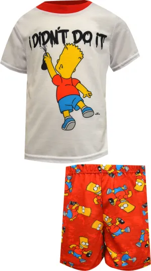 Bart Simpson I Didn't Do It Pajamas