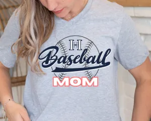 Baseball Mom Women's V-Neck Tee, For Mom