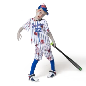 Baseball Zombie Costume, Blue - Child