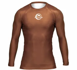 Baseline Ranked Long Sleeve Rashguard Brown