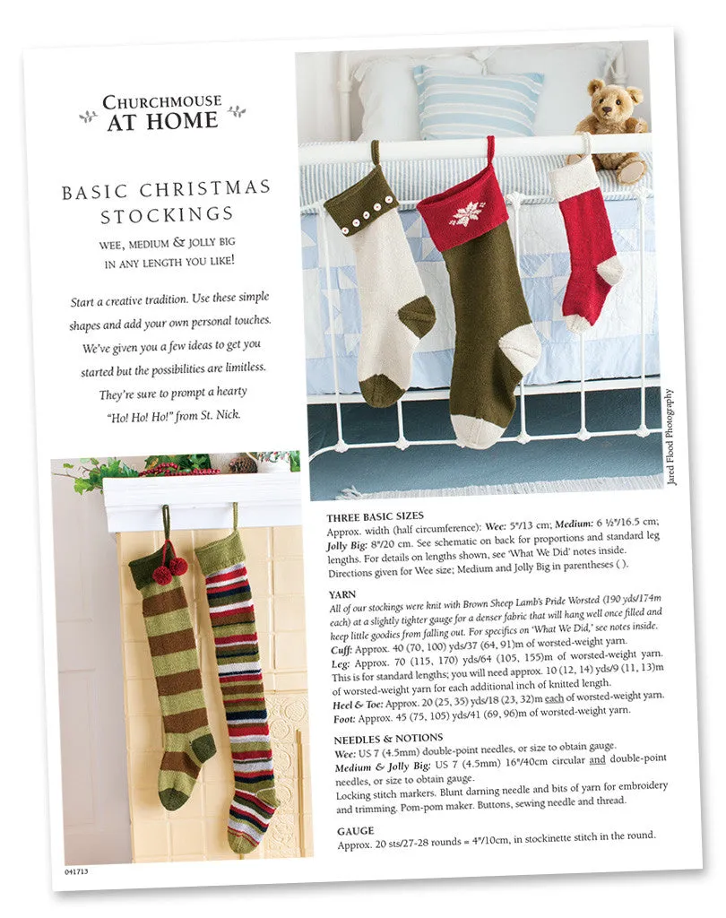 Basic Christmas Stockings Pattern