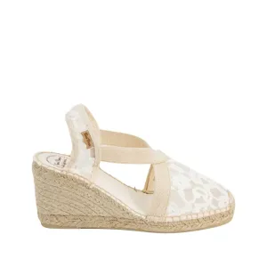 Basic Cotton Blend Wedge Espadrille for Women - Terra-7ZD