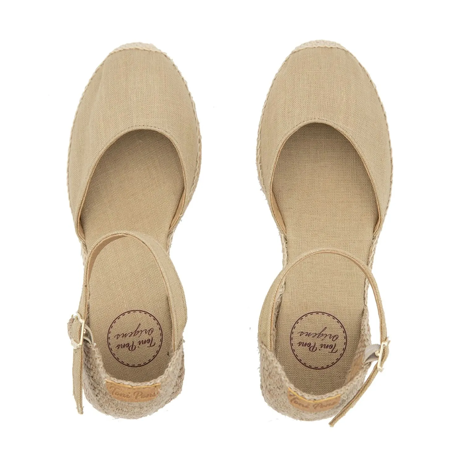 Basic Linen Wedge Espadrille for Women - Romina