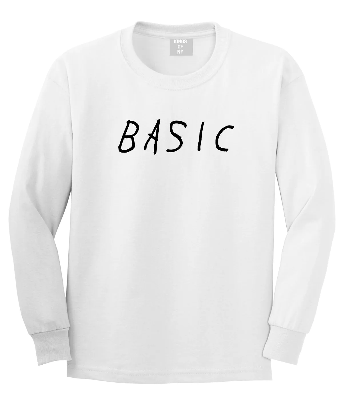 Basic Plain Mens Long Sleeve T-Shirt