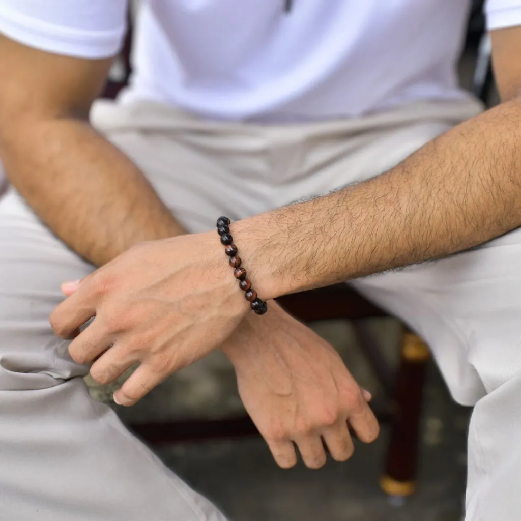 Basic - Red Tiger Eye Bracelet