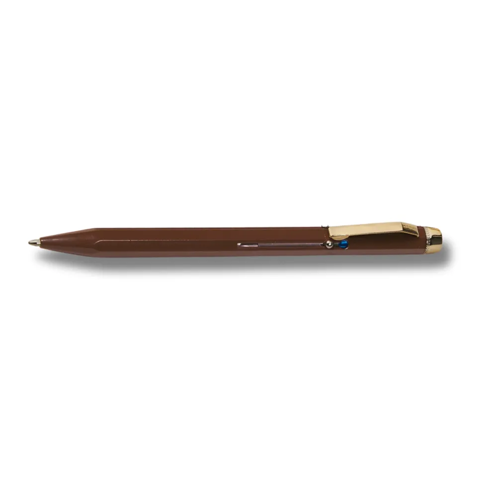 Basic Utility 4-Colour Ballpoint Pen - Mocha Mousse