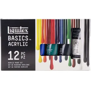 Basics Acrylic Sets 12 Color 22ml Tubes