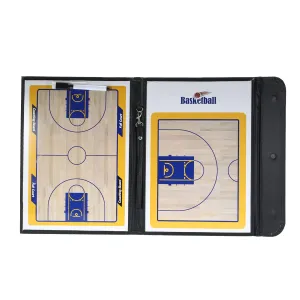 Basketball ES Magnetic Tactic d Foldable egy Clip d with a Write Wipe 2-in-1 Pen (Basketball)(BlackBasketball) -Layfoo