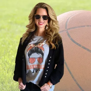 BASKETBALL SPIRIT T-SHIRT:  Basketball Mom