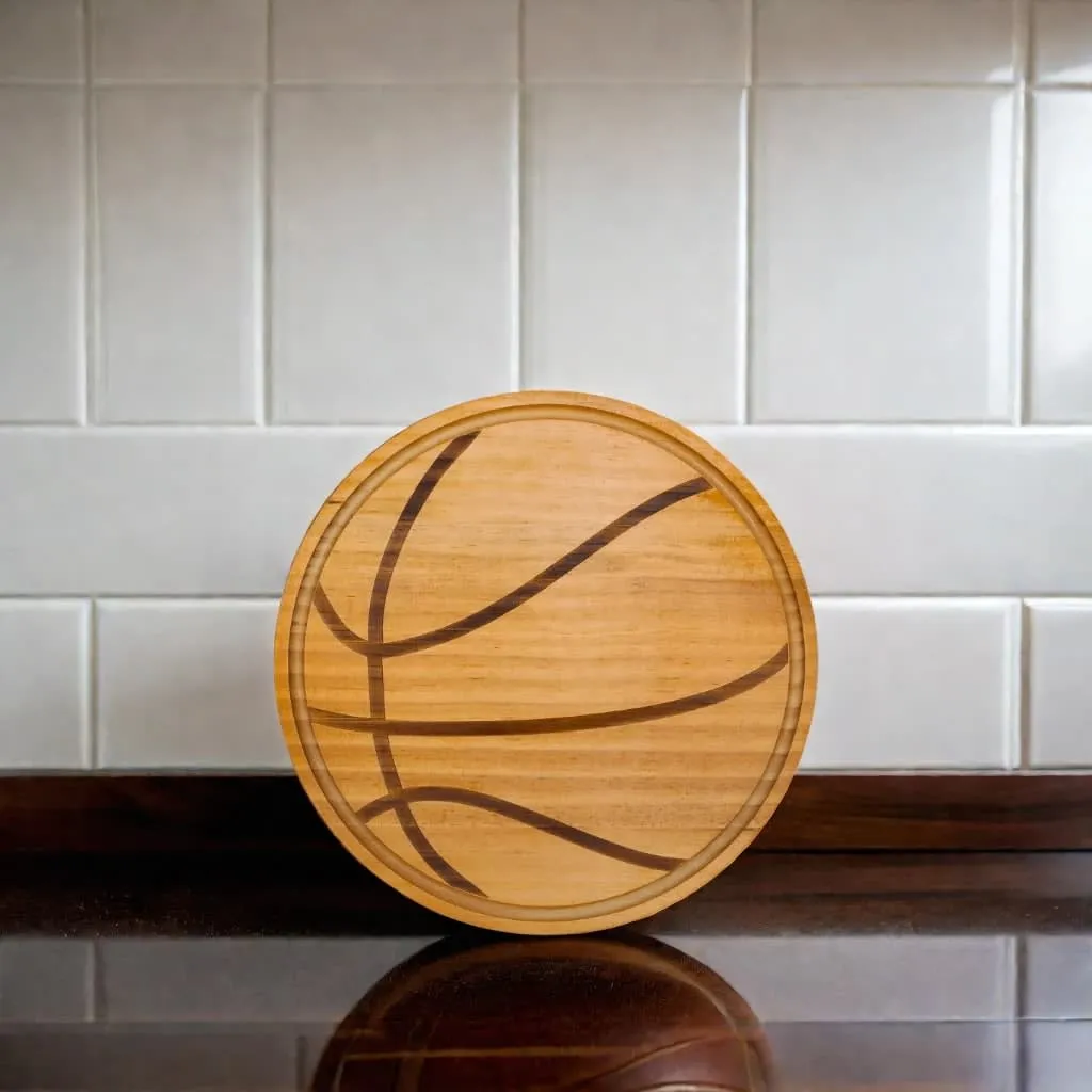 Basketball Wood Board - 13"