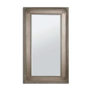 Bassett Mirror Prazzo Antique Silver Floor Mirror 55W x 91H