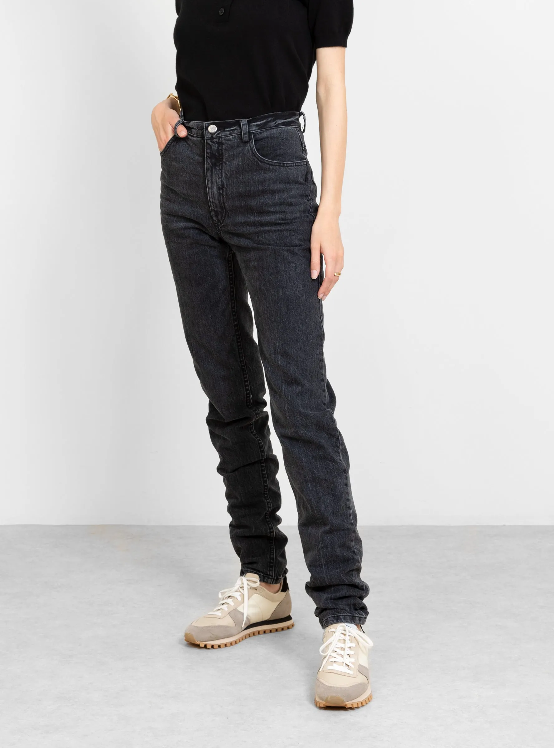 Bastien Pant Washed Black