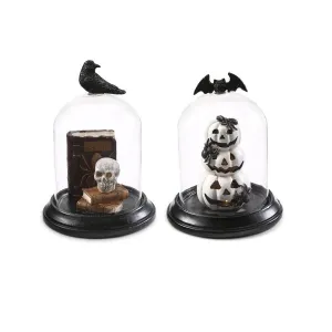 Bat and Crow LED Halloween Cloche (ASSTD)