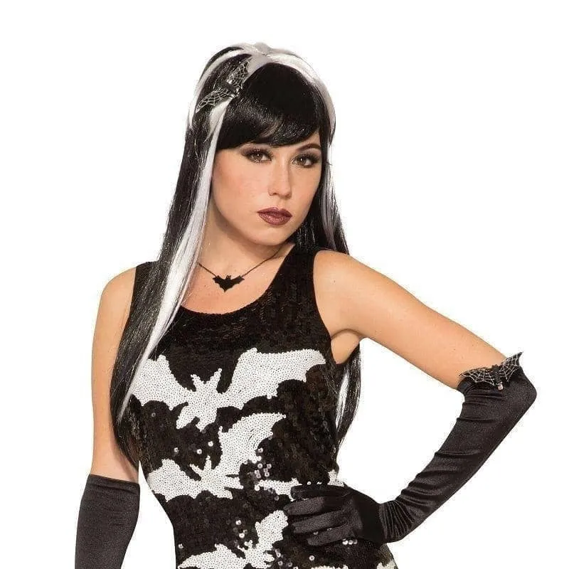 Bat Sequin Dress Ladies Costume