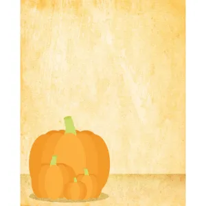 Batch of Pumpkins Printed Backdrop