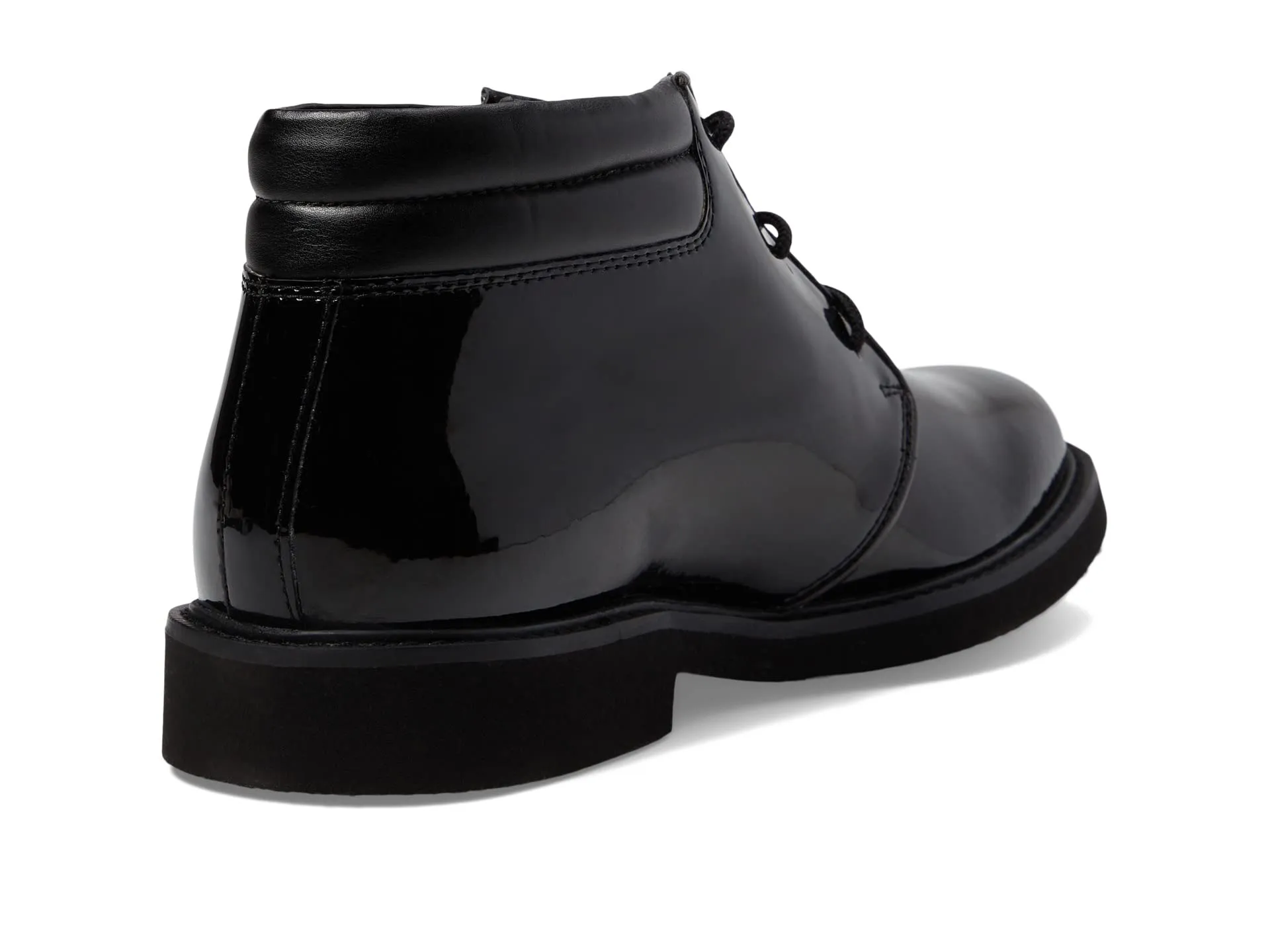 Bates Footwear Sentinel High Gloss Chukka Boots, Black