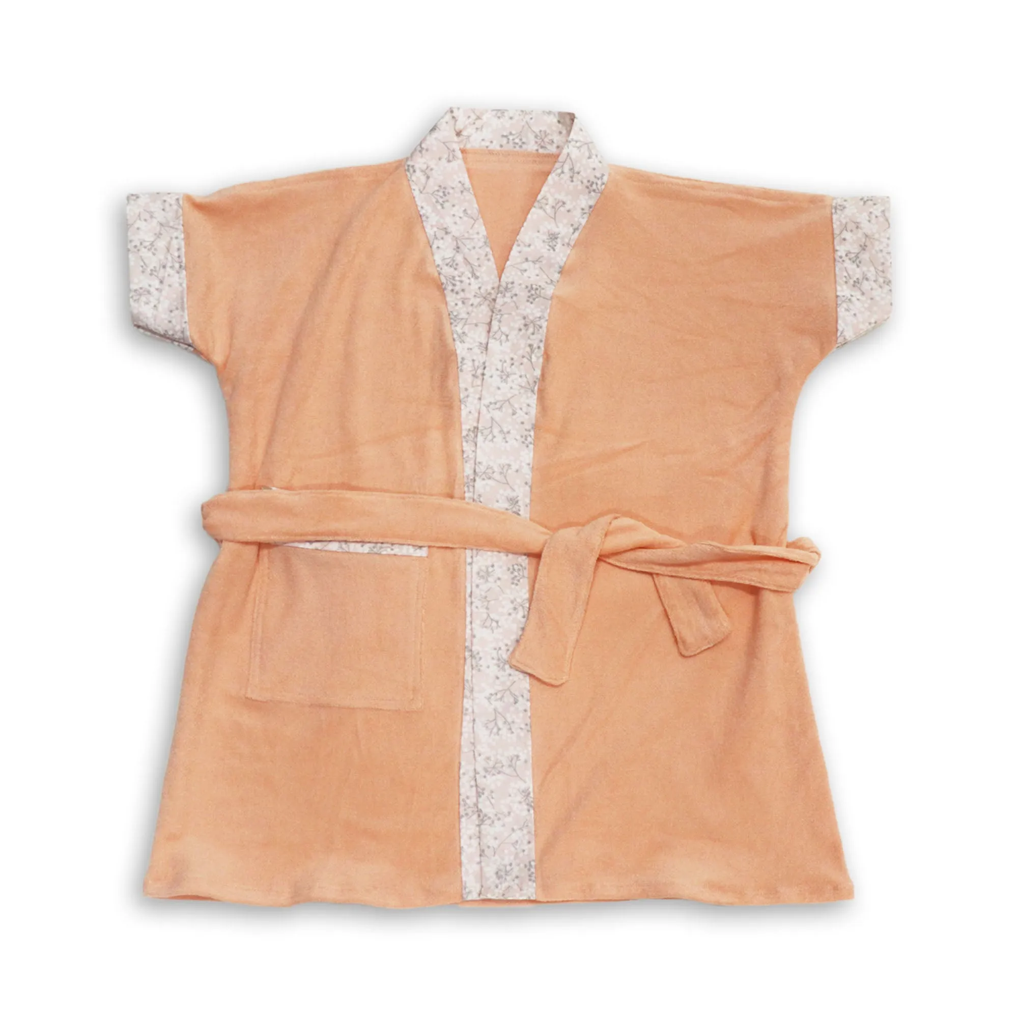 Bathrobe Towel -Peach Cute