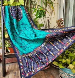 BATIK COTTON KANTHA DUPATTA