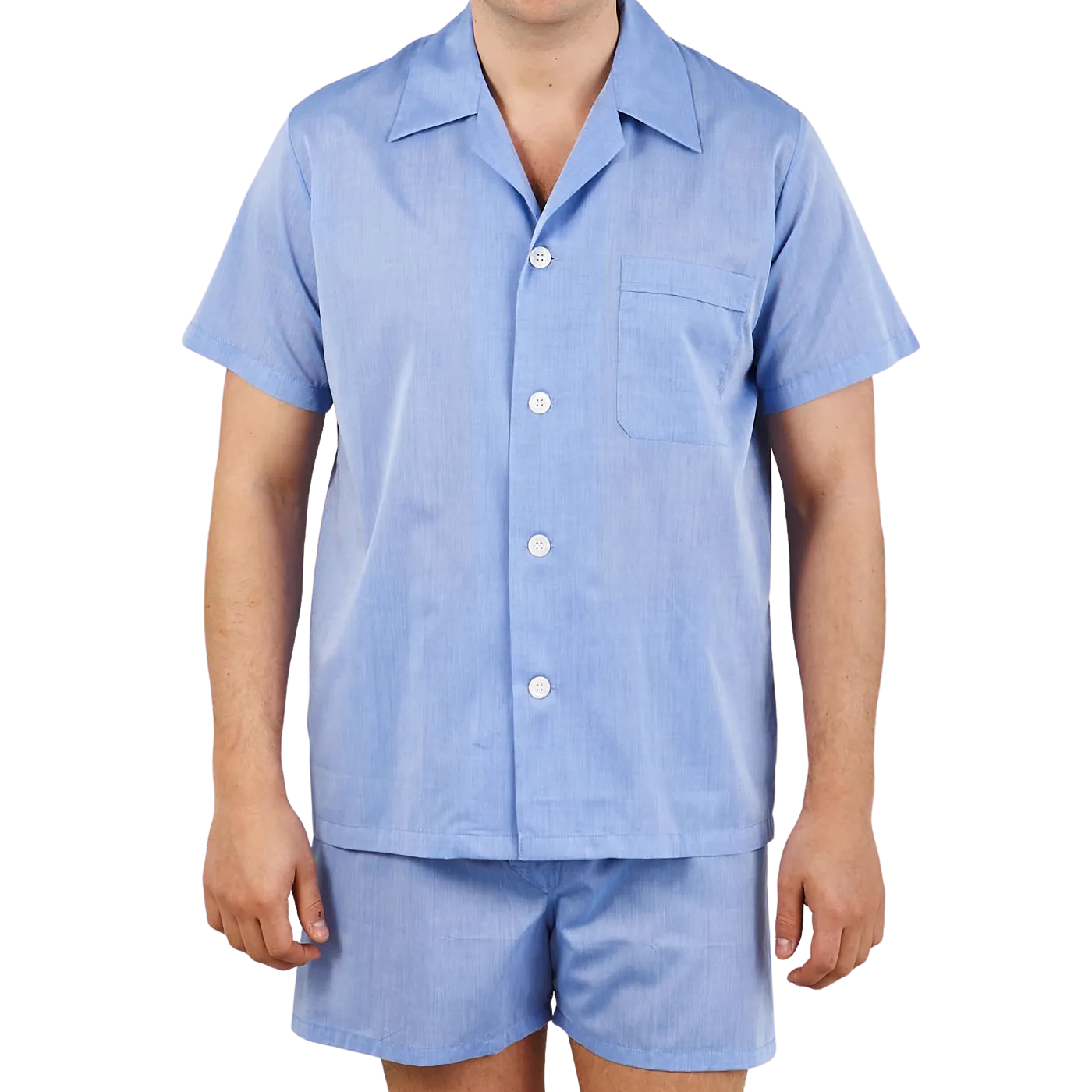 Batiste Blue Amalfi Cotton Short Pyjamas