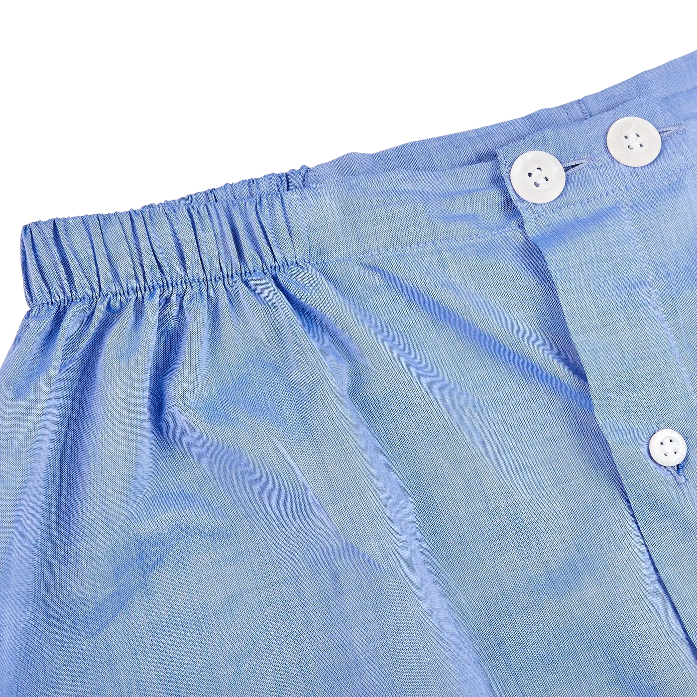 Batiste Blue Amalfi Cotton Short Pyjamas