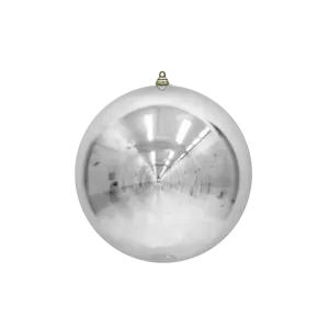 Bauble Shiny Silver 140mm