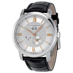 Baume and Mercier Classima Silver Dial Stainless Steel Men's Watch 10038