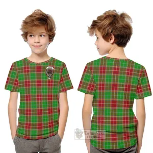 Baxter Modern Tartan Kid T-Shirt with Family Crest